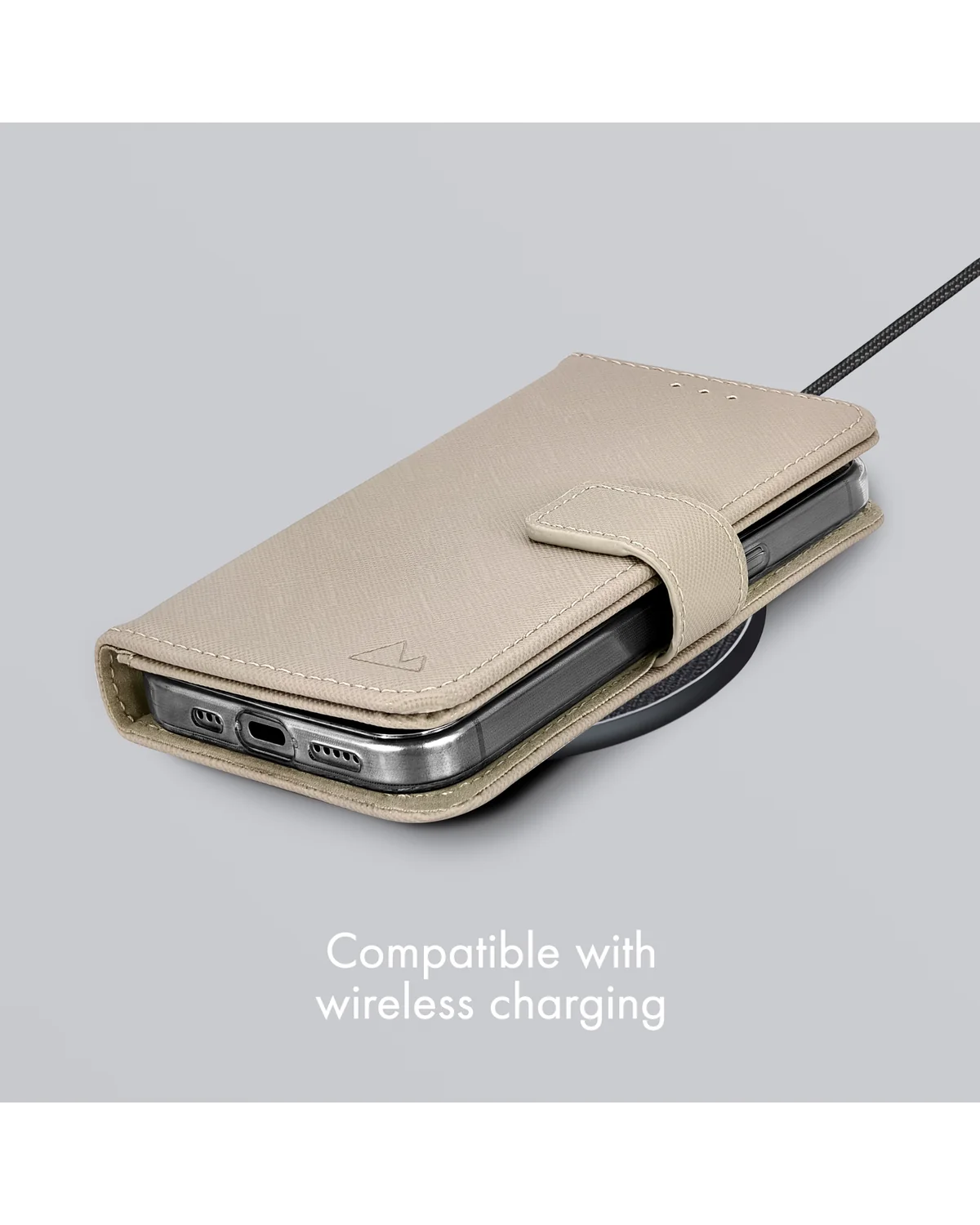 My Style Flex Wallet Telefoonhoesje Apple iPhone 15 Warm Taupe