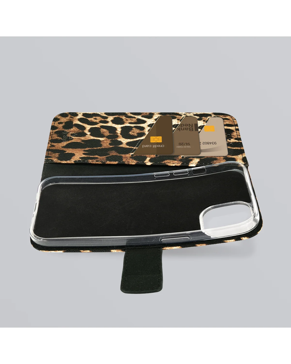 My Style Flex Wallet Telefoonhoesje Apple iPhone 15 Wild Leopard