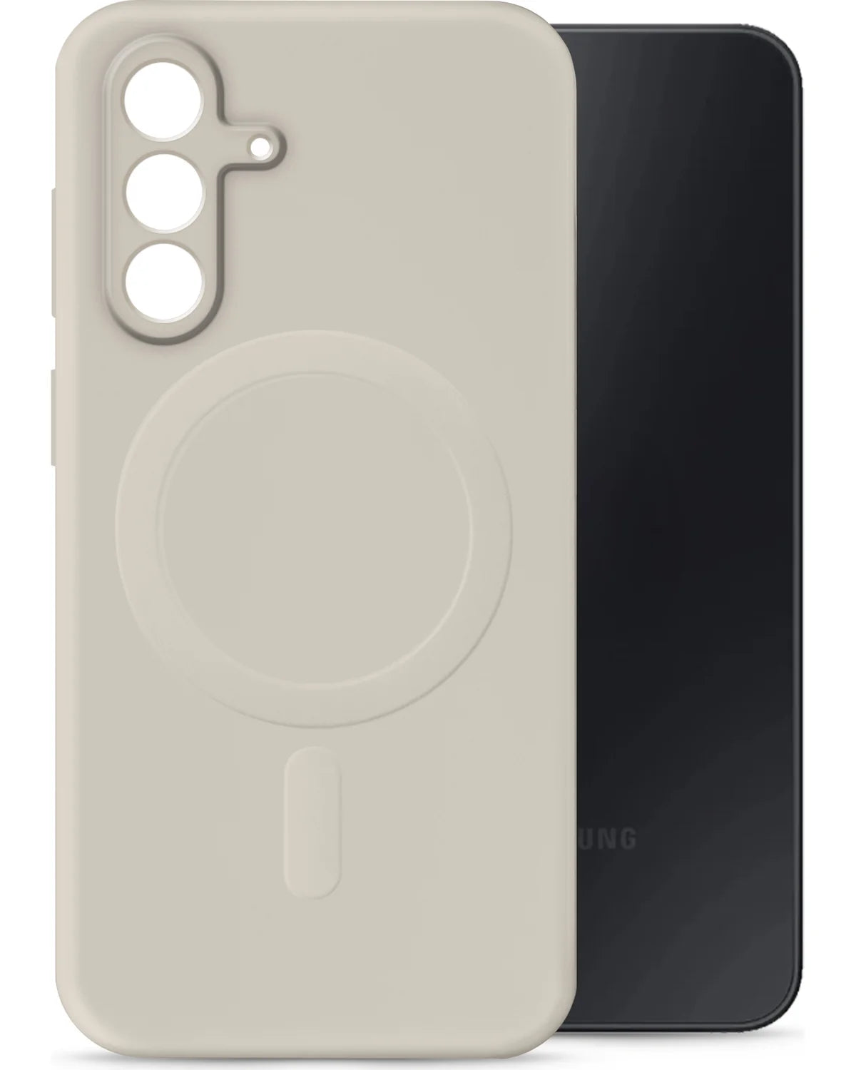 My Style MagSafe Compatibel Protective Flex Hoesje – Samsung Galaxy A17 5G – Antique White