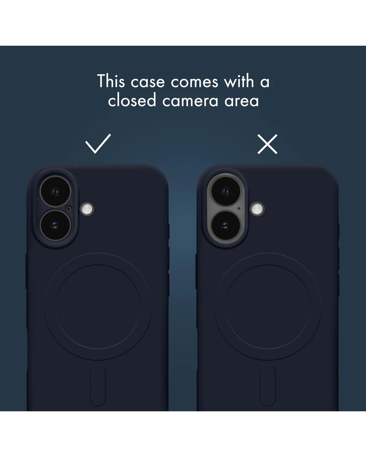 My Style MagSafe Compatibel Protective Flex Hoesje – Samsung Galaxy A26 5G – Midnight Blue