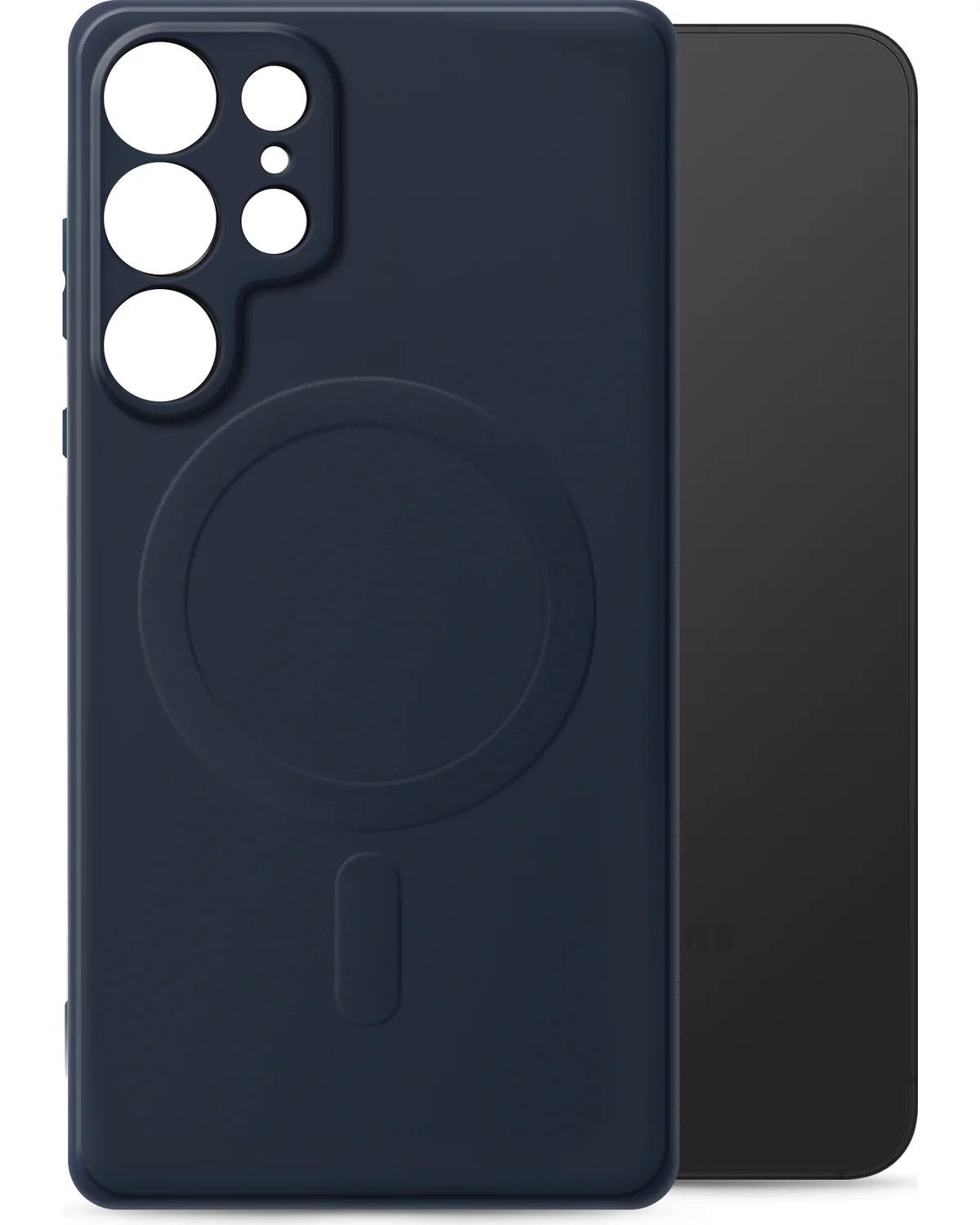 My Style MagSafe Compatibel Protective Flex Hoesje – Samsung Galaxy S25 Ultra 5G – Midnight Blue