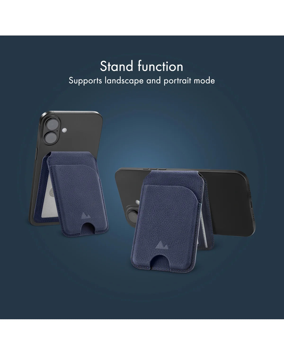 My Style MagSafe Compatibele Magnetische Kaarthouder met Standfunctie – Midnight Blue