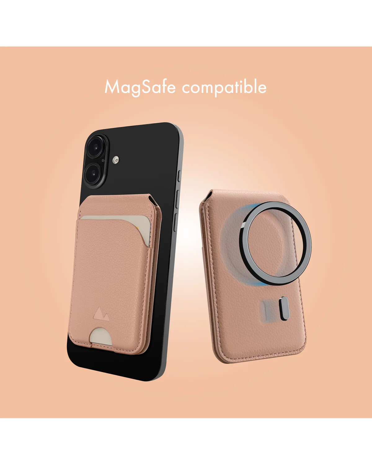 My Style MagSafe Compatibele Magnetische Kaarthouder met Standfunctie – Soft Pink