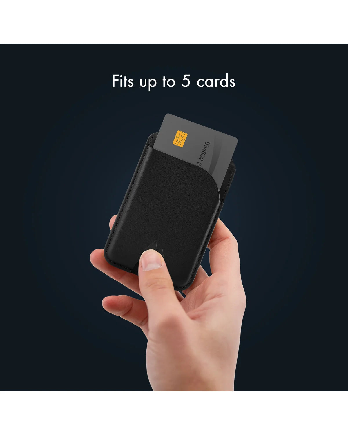 My Style MagSafe Compatibele Magnetische Kaarthouder met Standfunctie – Zwart