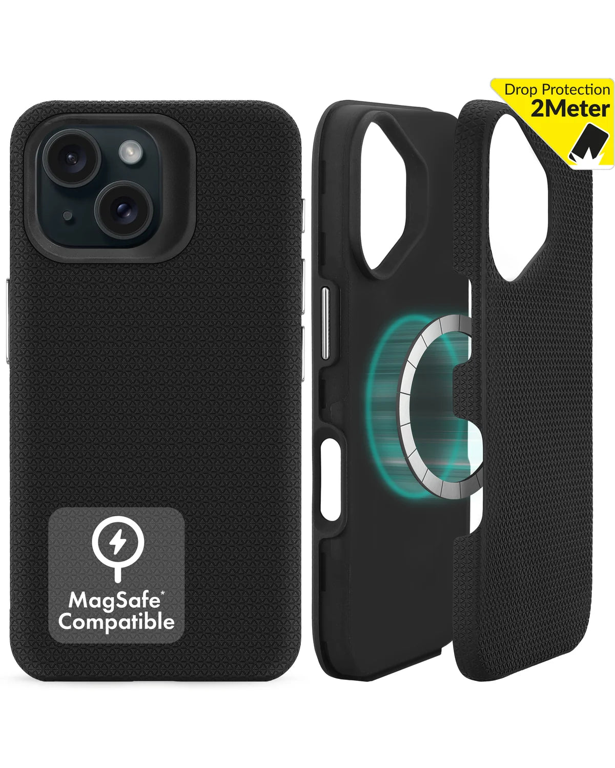 My Style MagSafe Tough Hoesje (Case) – Apple iPhone 15 – Zwart
