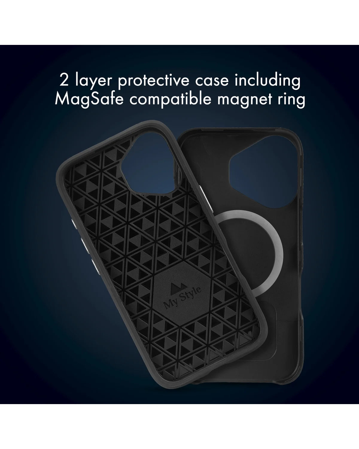 My Style MagSafe Tough Hoesje (Case) – Apple iPhone 16 Pro – Zwart