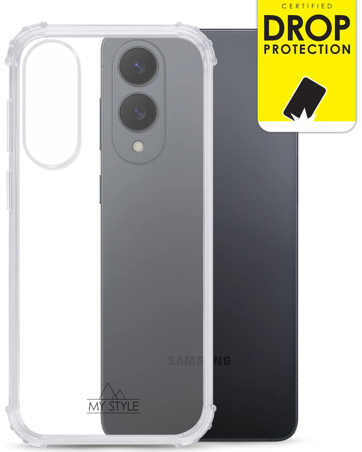 My Style Protective Flex Hoesje – Samsung Galaxy S25 Edge 5G – Transparant