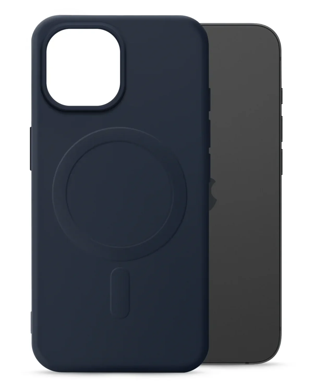 My Style Protective Flex Magsafe Compatibel  Case Telefoonhoesje Apple iPhone 15 Middernachtblauw