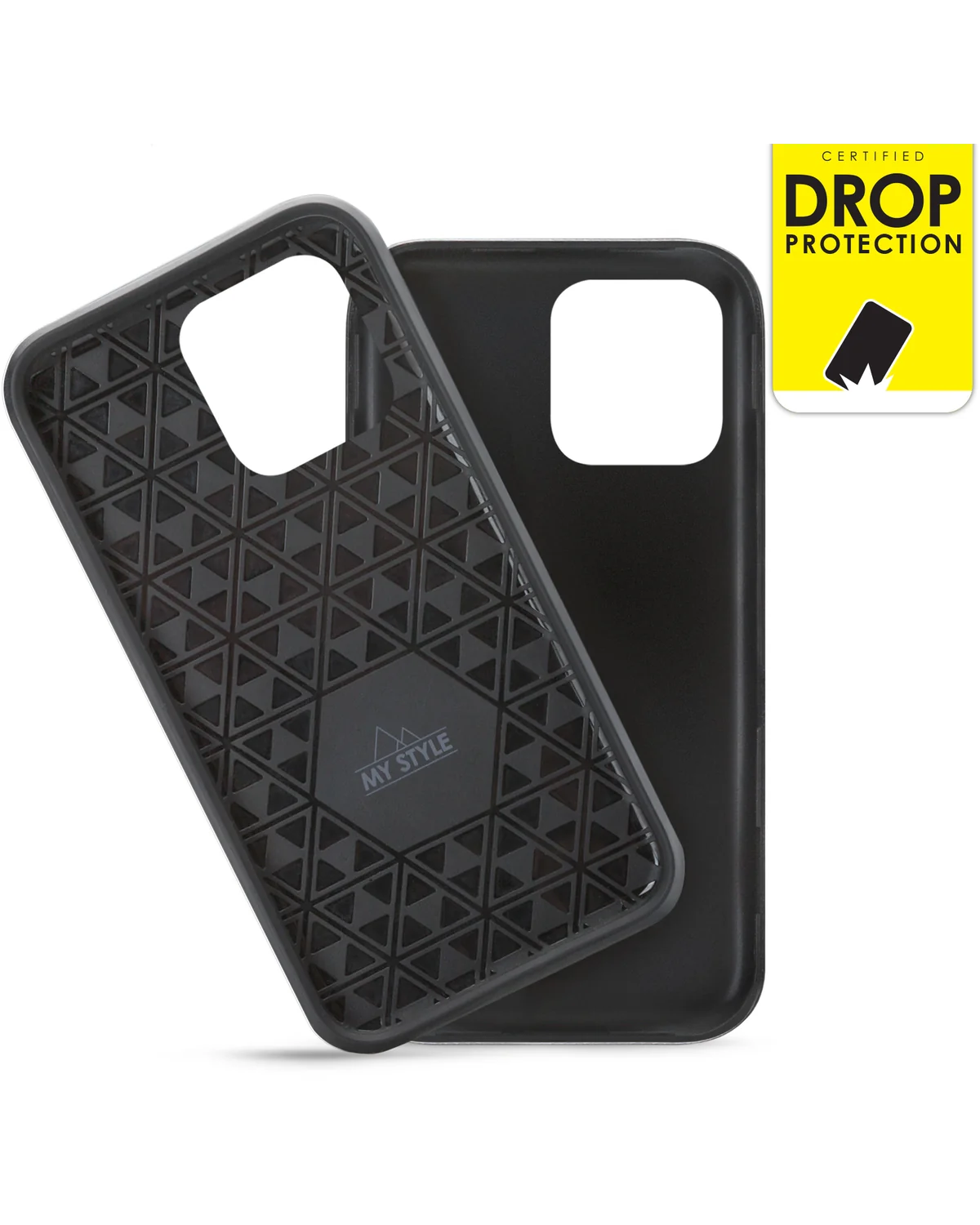 My Style Tough Case Telefoonhoesje Apple iPhone 15 Pro Max Zwart