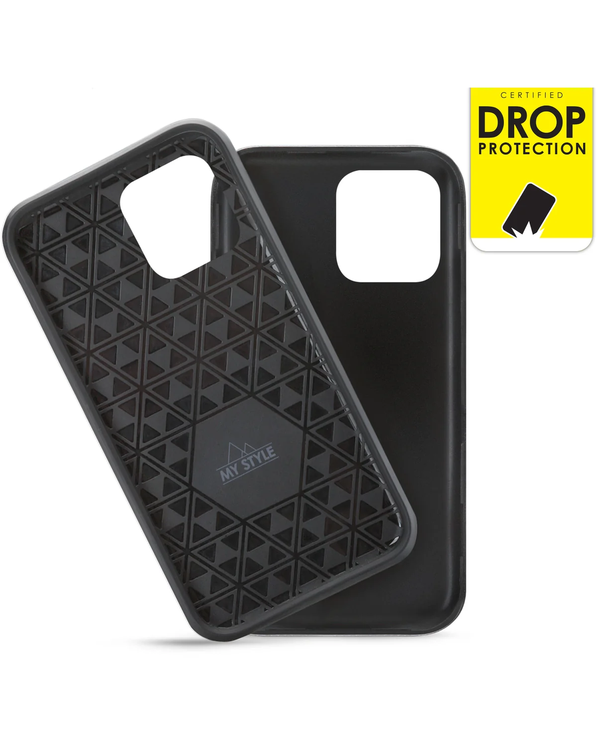 My Style Tough Case Telefoonhoesje Apple iPhone 15 Zwart