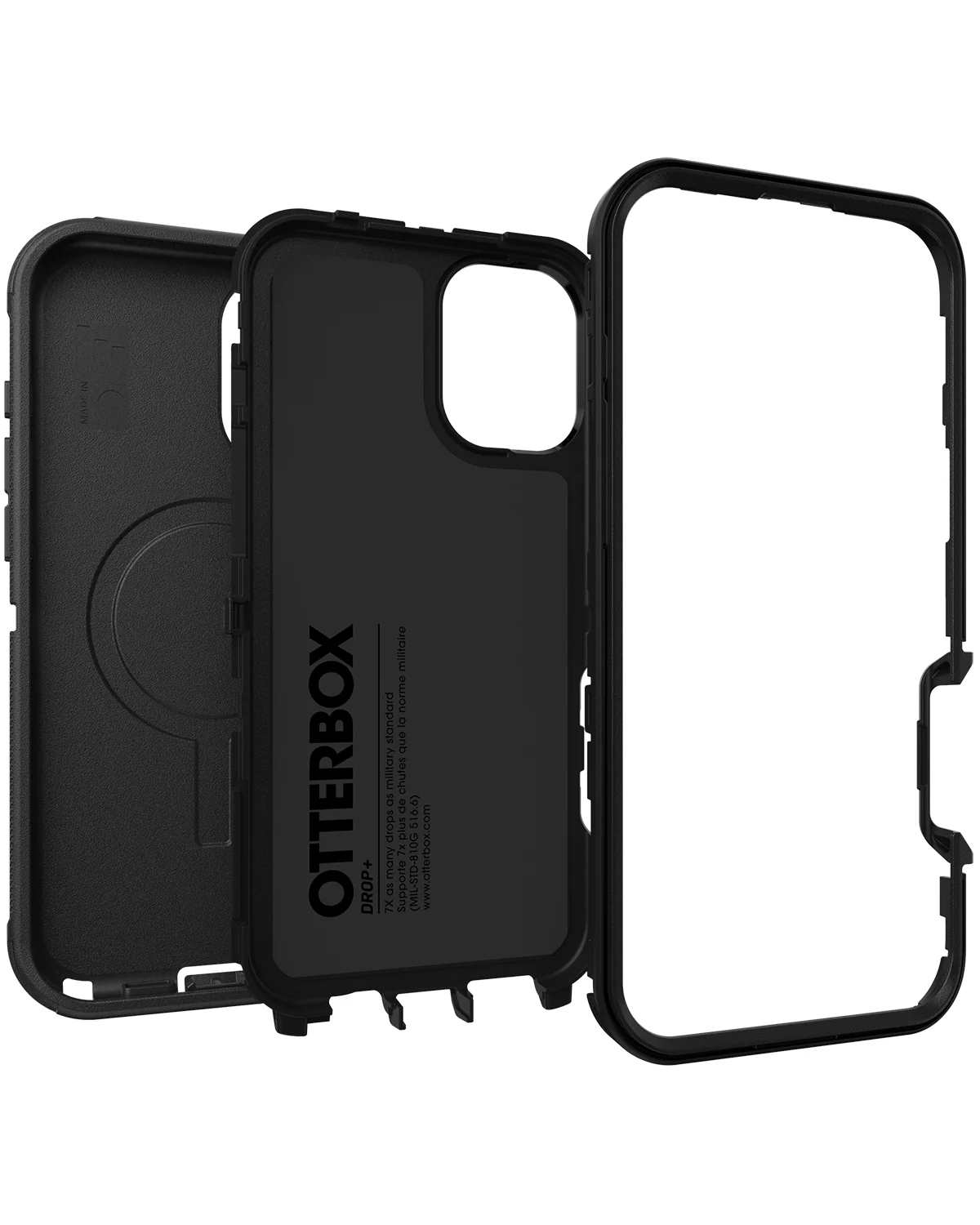 OtterBox Defender Series XT telefoonhoesje with MagSafe Apple iPhone 16 Plus Zwart