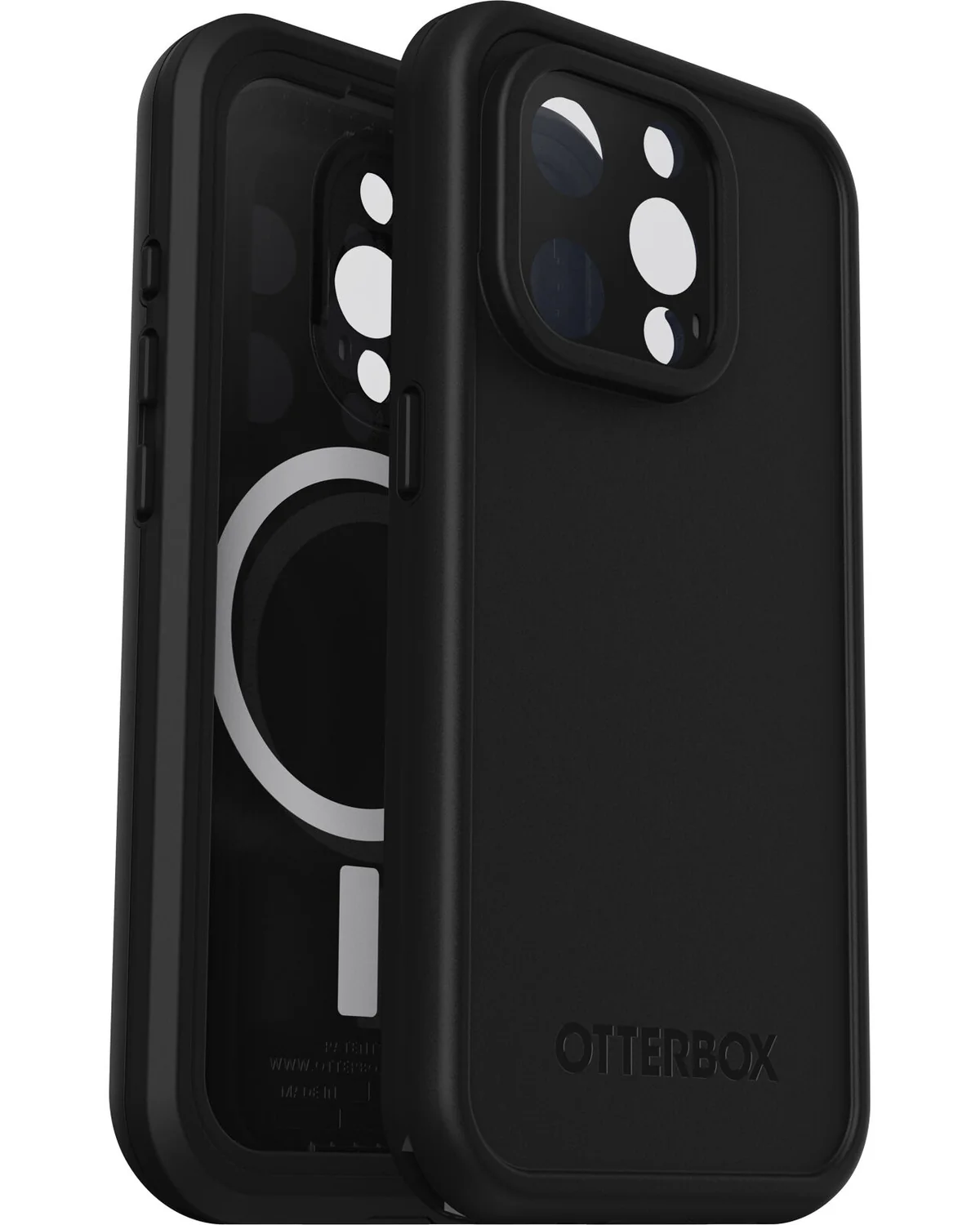 OtterBox Fre for MagSafe Case Telefoonhoesje Apple iPhone 15 Pro Zwart