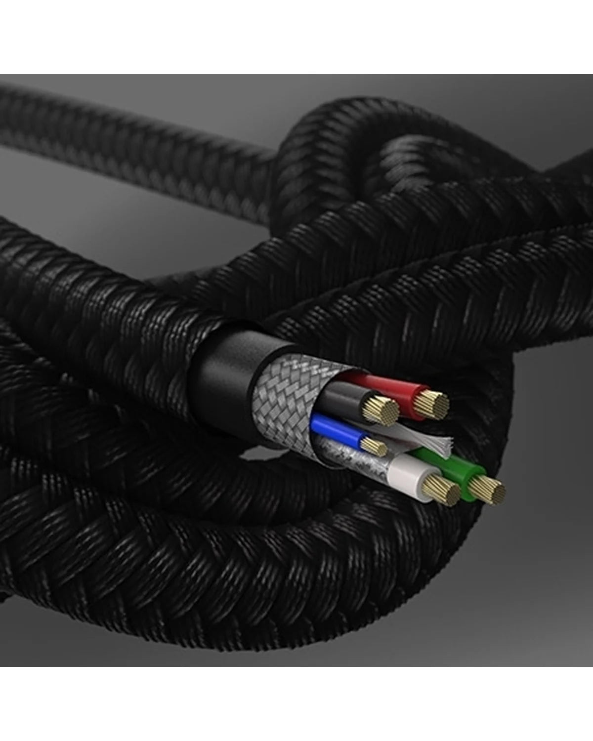 OtterBox Gevlochten USB-A naar USB-C Kabel 1m – Zwart