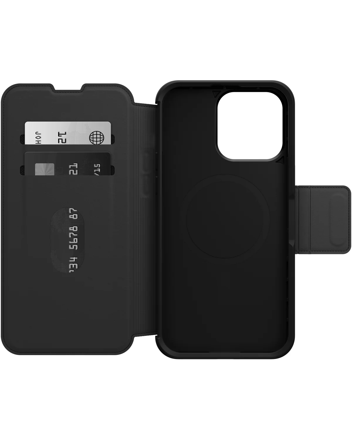 OtterBox Strada MagSafe Telefoonhoesje Apple iPhone 15 Pro Max Shaduw Zwart