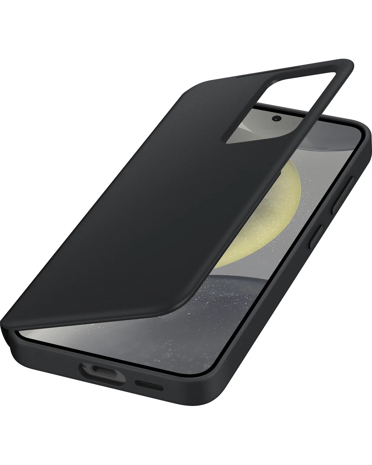 Samsung Smart Clear View Cover Hoesje – Samsung Galaxy S24 5G – Zwart