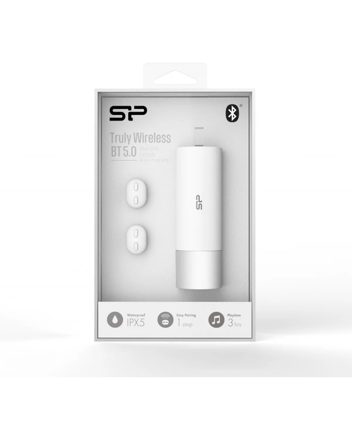 Silicon Power BP81 TWS Bluetooth Draadloze Oordopjes – Wit