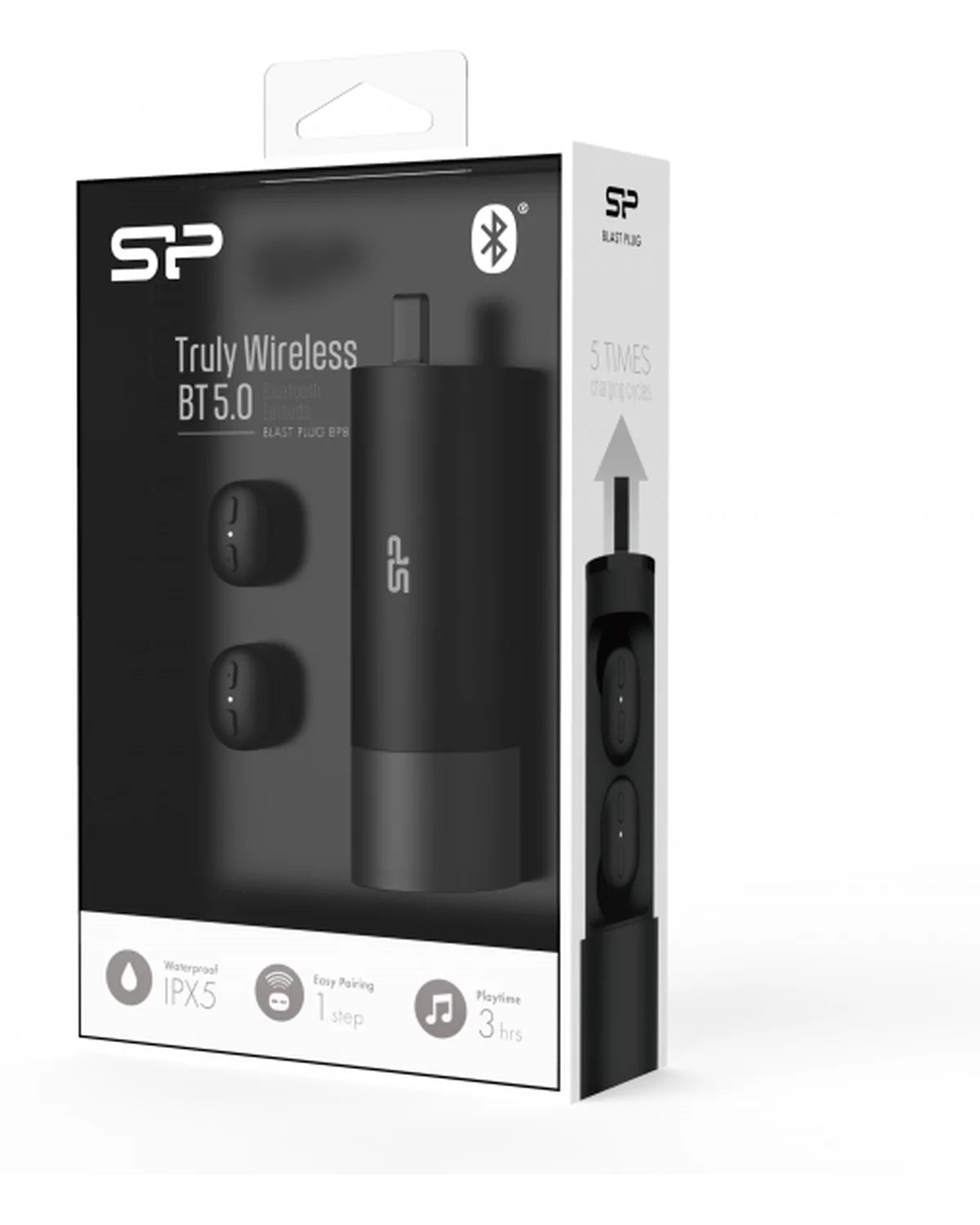 Silicon Power BP81 TWS Bluetooth Draadloze Oordopjes – Zwart