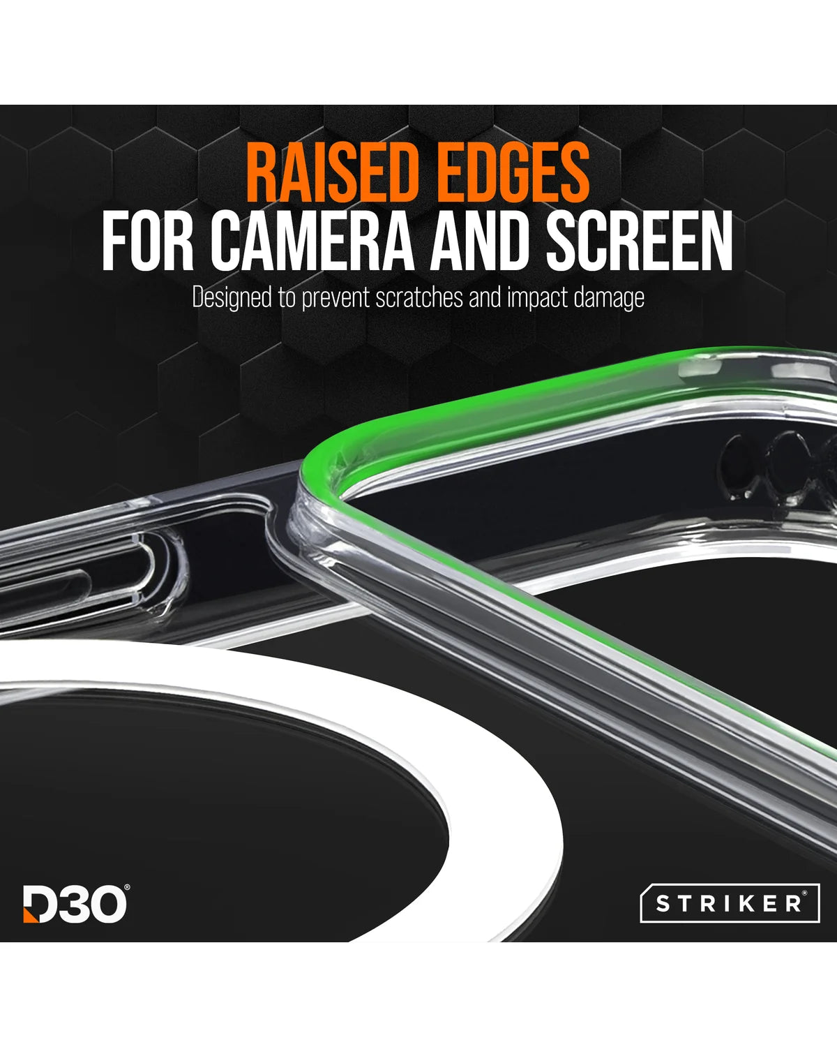 Striker X-Core D3O Xtreme Impact Mag Hoesje Pro – Apple iPhone 17 Pro – Transparant