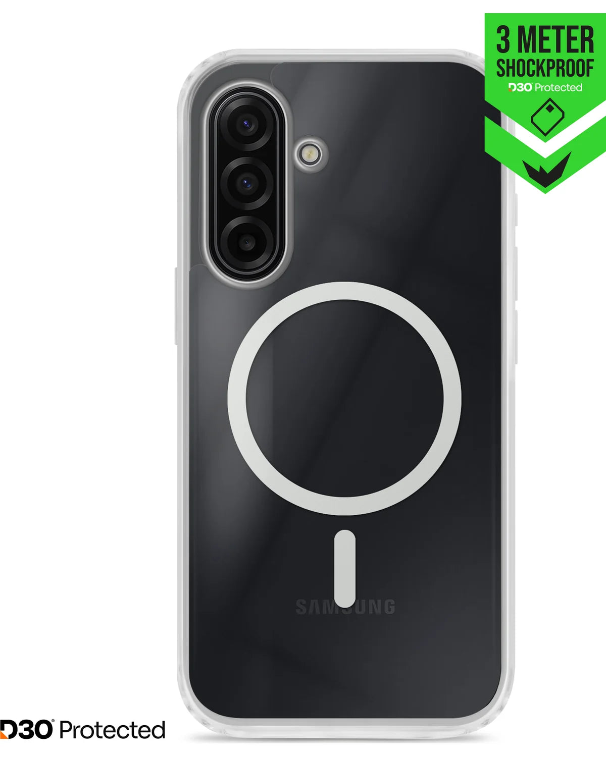 Striker X-Core D3O Xtreme Impact Mag Hoesje – Samsung Galaxy A17 4G/5G – Transparant