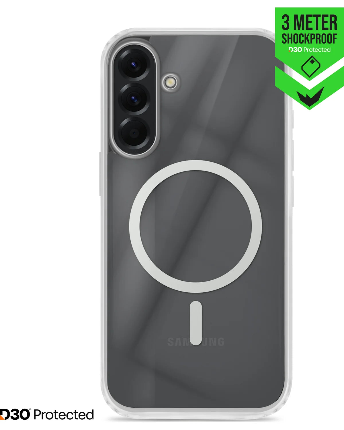 Striker X-Core D3O Xtreme Impact Mag Hoesje – Samsung Galaxy A36 5G / A56 5G – Transparant