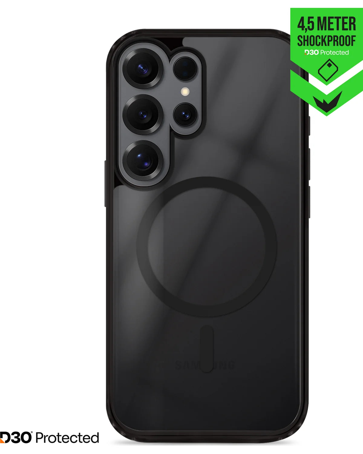 Striker X-Core D3O Xtreme Impact Mag Hoesje – Samsung Galaxy S25 Ultra 5G – Zwart