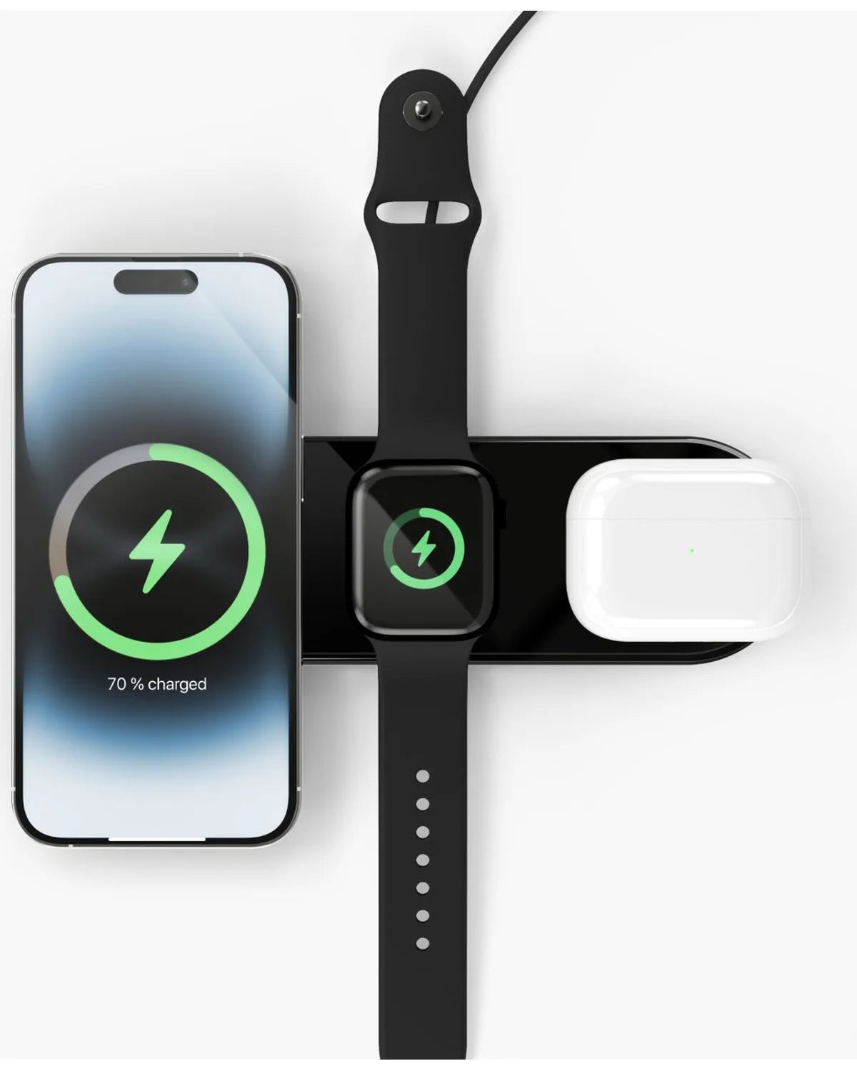 Vonmählen Aura Home 3-in-1 Draadloos Oplaadstation – Zwart